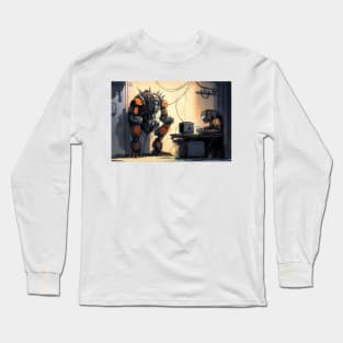 Drawings of robots Long Sleeve T-Shirt